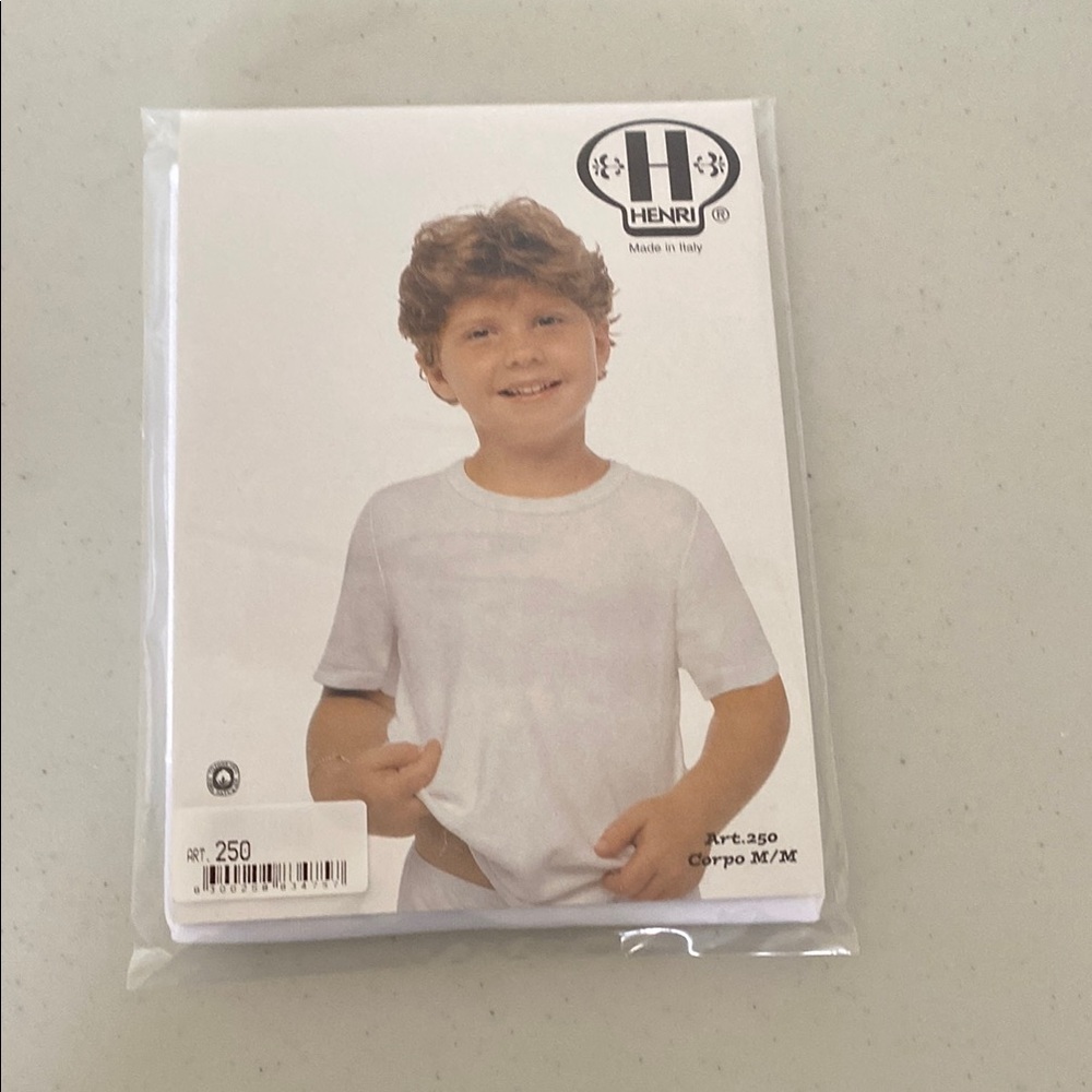 Kids White T-Shirt-pkg of 2